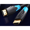 Кабель мультимедійний HDMI M to HDMI M 0.75m black Vention (AACBE)