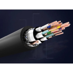 Кабель мультимедійний HDMI M to HDMI M 0.75m black Vention (AACBE)