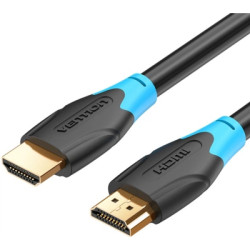 Кабель мультимедійний HDMI M to HDMI M 1.5m black Vention (AACBG)