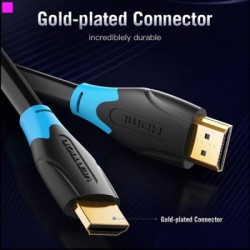 Кабель мультимедійний HDMI M to HDMI M 1.5m black Vention (AACBG)