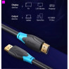 Кабель мультимедійний HDMI M to HDMI M 3.0m black Vention (AACBI)