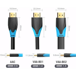 Кабель мультимедійний HDMI M to HDMI M 10.0m black Vention (AACBL)