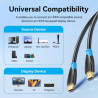 Кабель мультимедійний HDMI M to HDMI M 20.0m black Vention (AACBQ)