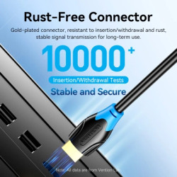 Кабель мультимедійний HDMI M to HDMI M 20.0m black Vention (AACBQ)