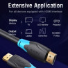 Кабель мультимедійний HDMI M to HDMI M 25.0m black Vention (AACBS)