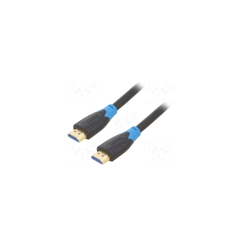 Кабель мультимедійний HDMI M to HDMI M 1.0m black Vention (AAGBF)