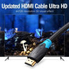 Кабель мультимедійний HDMI M to HDMI M 2.0m black Vention (AAGBH)