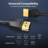 Кабель мультимедійний HDMI M to HDMI M 1.0m black Vention (AAIBF)