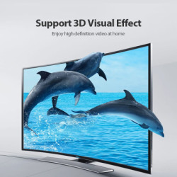 Кабель мультимедійний HDMI M to HDMI M 1.5m black Vention (AAIBG)