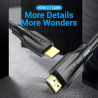 Кабель мультимедійний HDMI M to HDMI M 10.0m 8K black Vention (AANBL)