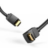 Кабель мультимедійний HDMI M to HDMI M 1.0m 90° corner black Vention (AAQBF)
