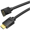 Кабель мультимедійний HDMI M to HDMI M 1.5m 90° corner black Vention (AAQBG)