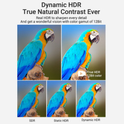 Кабель мультимедійний HDMI M to HDMI M 1.0m 8K cotton braided black Vention (AAUBF)