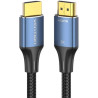 Кабель мультимедійний HDMI M to HDMI M 3.0m 8K cotton braided blue Vention (ALGLI)