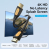 Кабель мультимедійний HDMI M to HDMI M 1.5m 4K black Vention (ALIBG)