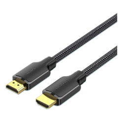 Кабель мультимедійний HDMI M to HDMI M 20.0m 4K cotton braided black Vention (ALLBQ)