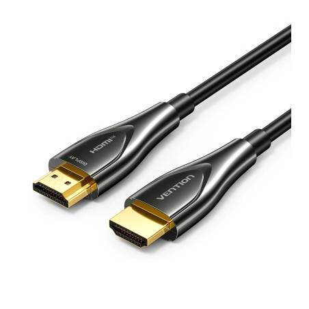 Кабель мультимедійний HDMI M to HDMI M 45.0m 4K fiber optic black Vention (ALSBW)