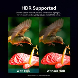 Кабель мультимедійний HDMI M to HDMI M 45.0m 4K fiber optic black Vention (ALSBW)