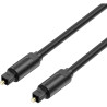 Кабель мультимедійний Optical Toslink 1.0m black Vention (BAEBF)