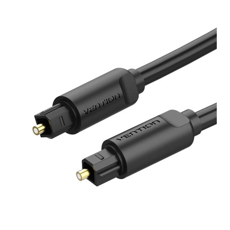 Кабель мультимедійний Optical Toslink 1.5m black Vention (BAEBG)