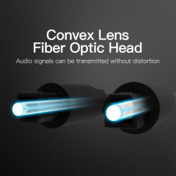 Кабель мультимедійний Optical Toslink 2.0m black Vention (BAEBH)