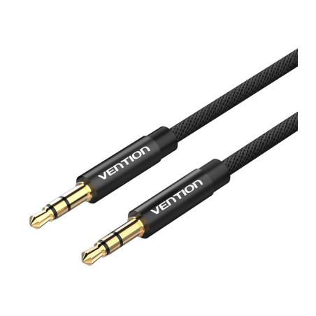 Кабель мультимедійний 3.5mm M to 3.5mm M 1.0m fabric black Vention (BAGBF)