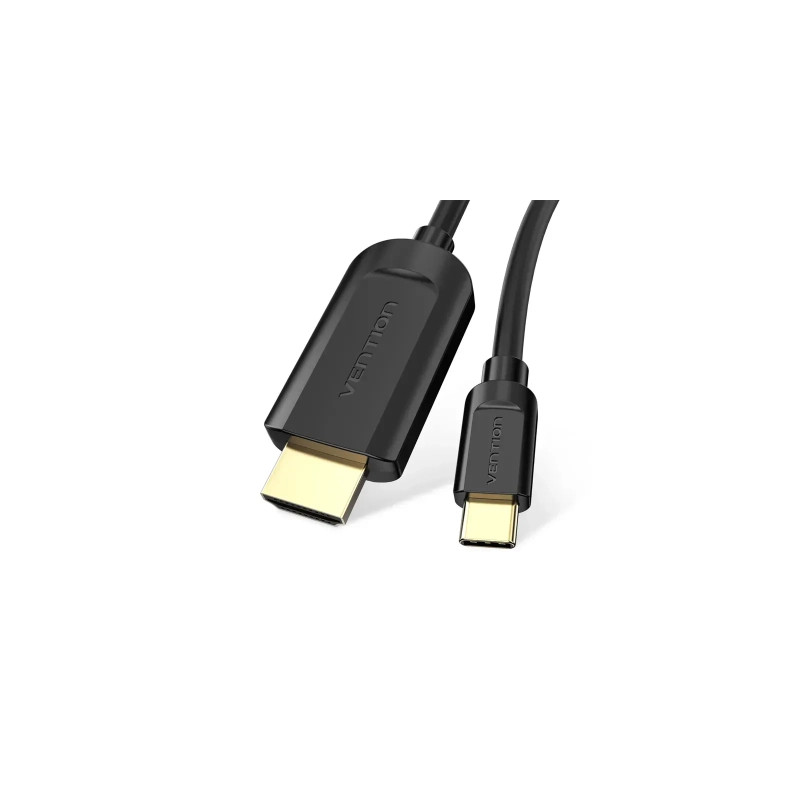 Кабель мультимедійний USB-C to HDMI M 1.5m black Vention (CGUBG)