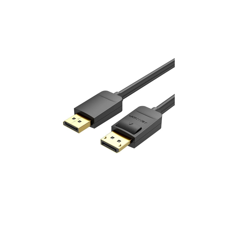 Кабель мультимедійний DisplayPort M to DisplayPort M 1.5m black Vention (HACBG)