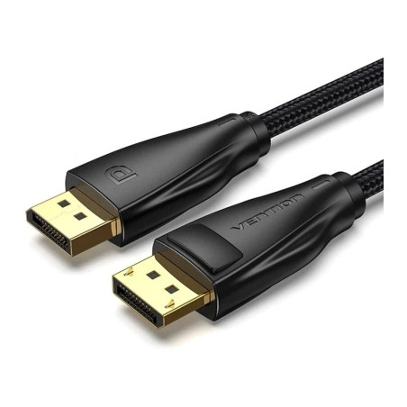 Кабель мультимедійний DisplayPort M to DisplayPort M 3.0m black Vention (HCCBI)