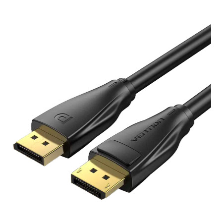 Кабель мультимедійний DisplayPort M to DisplayPort M 1.5m V1.4 8K black Vention (HCDBG)