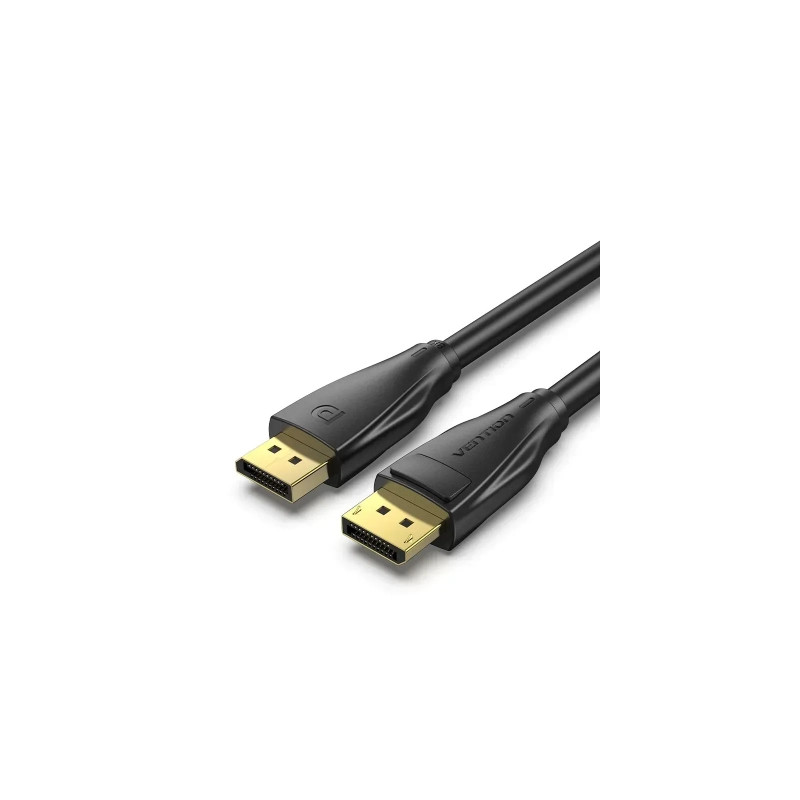 Кабель мультимедійний DisplayPort M to DisplayPort M 2.0m V1.4 8K black Vention (HCDBH)