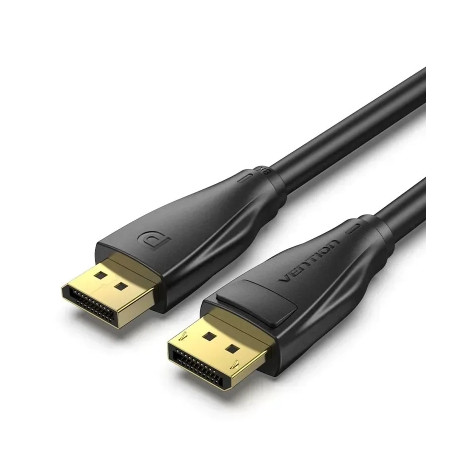 Кабель мультимедійний DisplayPort M to DisplayPort M 2.0m V1.4 8K black Vention (HCDBH)