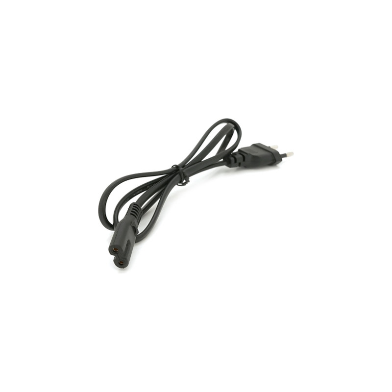 Кабель живлення C7 0.8m 0.5mm2 black Voltronic (PC-184CEE7/16-C7-CCA-1,0)