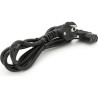 Кабель живлення C13 1.5m 0.75mm2 90° corner Voltronic (PC-186A CEE7/7-C13-CCA15)