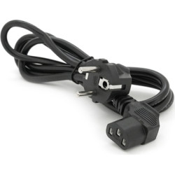 Кабель живлення C13 1.5m 0.75mm2 90° corner Voltronic (PC-186A CEE7/7-C13-CCA15)