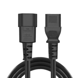 Кабель живлення C13 to C14 1.8m black ColorWay (CW-CBP087-BK)