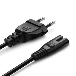 Кабель живлення C7 3m black ColorWay (CW-CBP086-BK)