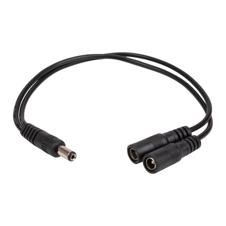 Кабель живлення DC M to 2xDC F 5.5x2.1mm PowerPlant (CA914890)