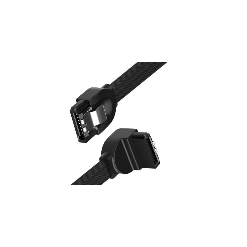 Кабель для передачі даних SATA 3 Data Cable 0.5m 90° corner US217 Black Ugreen (30797)