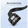 Кабель для передачі даних SATA 3 Data Cable 0.5m 90° corner US217 Black Ugreen (30797)