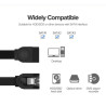 Кабель для передачі даних SATA 3 Data Cable 0.5m 90° corner US217 Black Ugreen (30797)