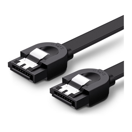 Кабель для передачі даних SATA 3 Data Cable 0.5m US217 Black Ugreen (30796)