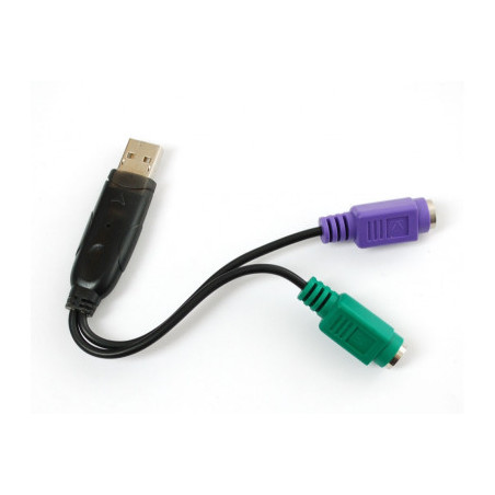 Перехідник Dynamode USB 1.1 A Male - 2*PS/2 (USB to PS/2)
