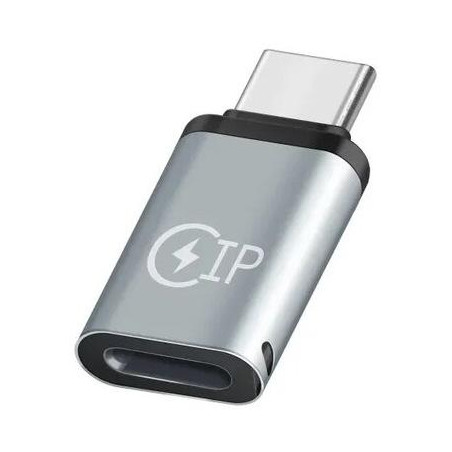 Перехідник Lightning F to USB-C M gray XoKo (XK-AC-027)