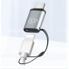 Перехідник Lightning F to USB-C M gray XoKo (XK-AC-027)