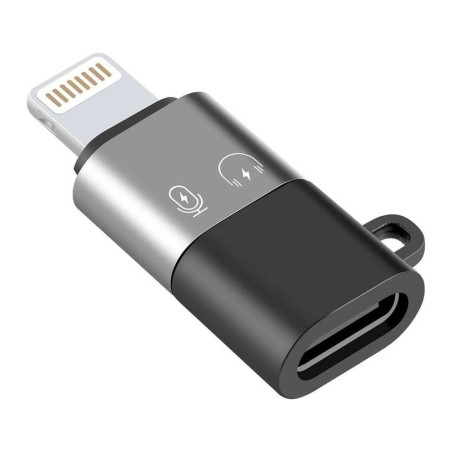 Перехідник USB-C F to Lightning M charger-audio XoKo (AC-029)