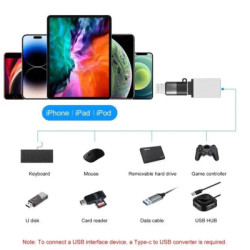 Перехідник USB-C F to Lightning M charger-audio XoKo (AC-029)