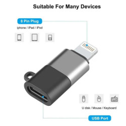 Перехідник USB-C F to Lightning M charger-audio XoKo (AC-029)