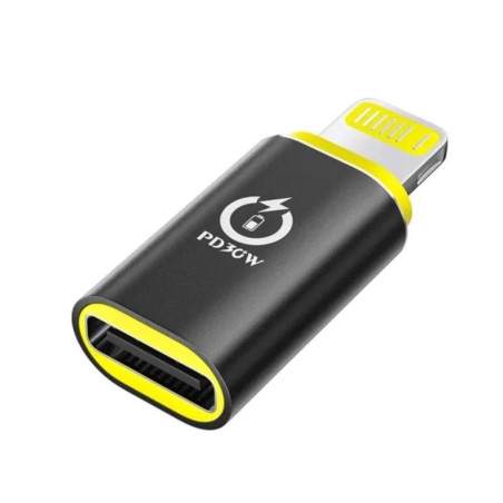 Перехідник USB-C F to Lightning M 30W black XoKo (AC-033)