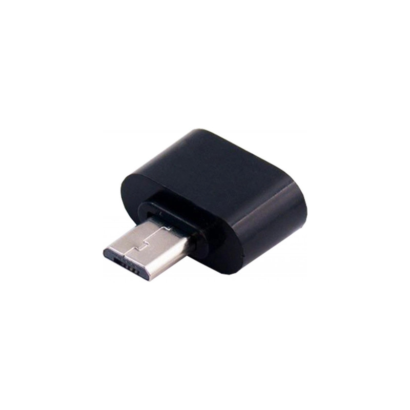 Перехідник OTG USB 2.0 AM to Micro 5P white Dengos (ADP-008-WHITE)